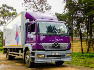 A Nellion's moving truck